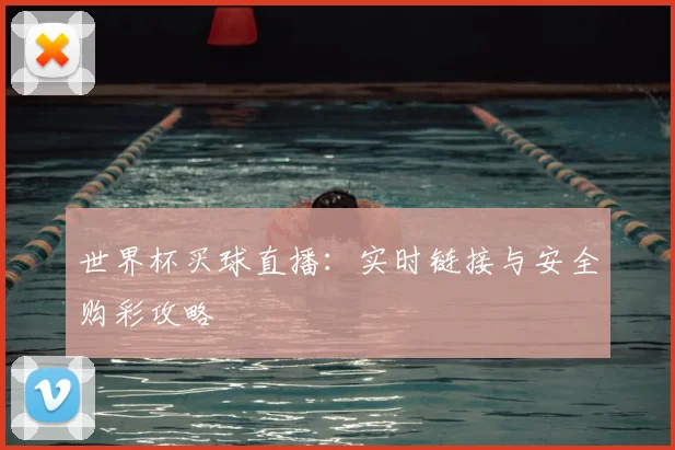 世界杯买球直播：实时链接与安全购彩攻略